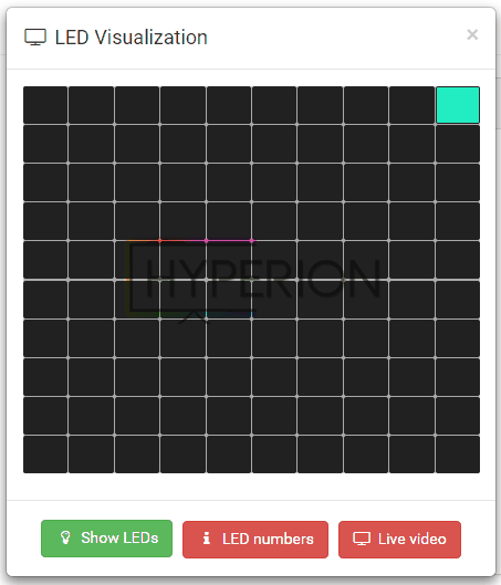 Custom Hyperion Effect with random dots